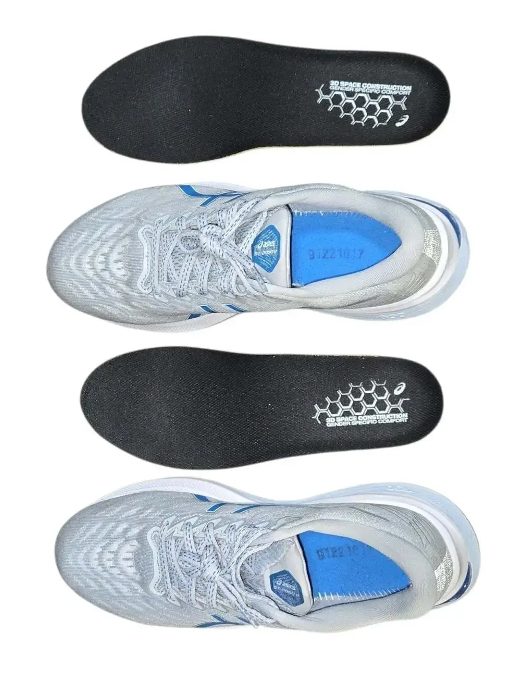 ASICS Women's GT-2000 11 Running Shoes, Piedmont Grey/Reborn Blue Size 9.5